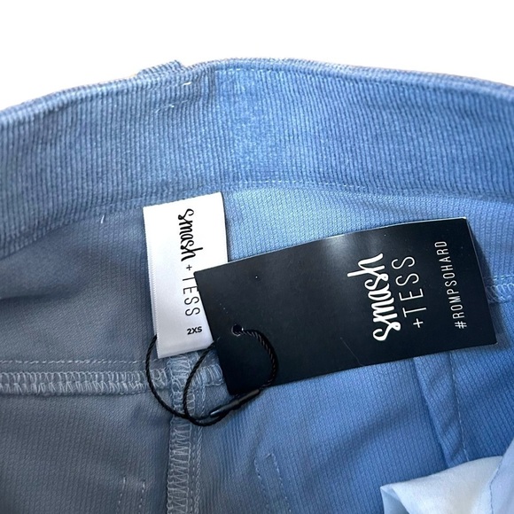 Smash + Tess NWT City Wide Leg Cordory Ankle Grazers in Pacific Blue size XXS - Picture 8 of 12